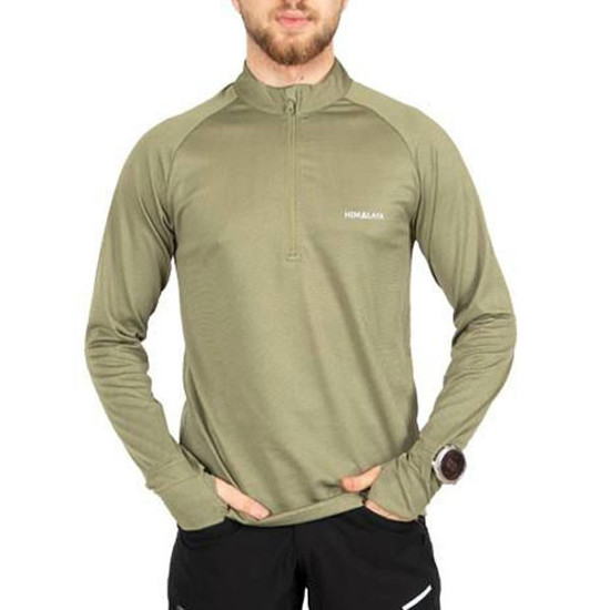 بلوز نیم زیپ سوزنی هیمالیا	